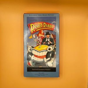 Vintage 1988 Who Framed Roger Rabbit BONUS Edition VHS